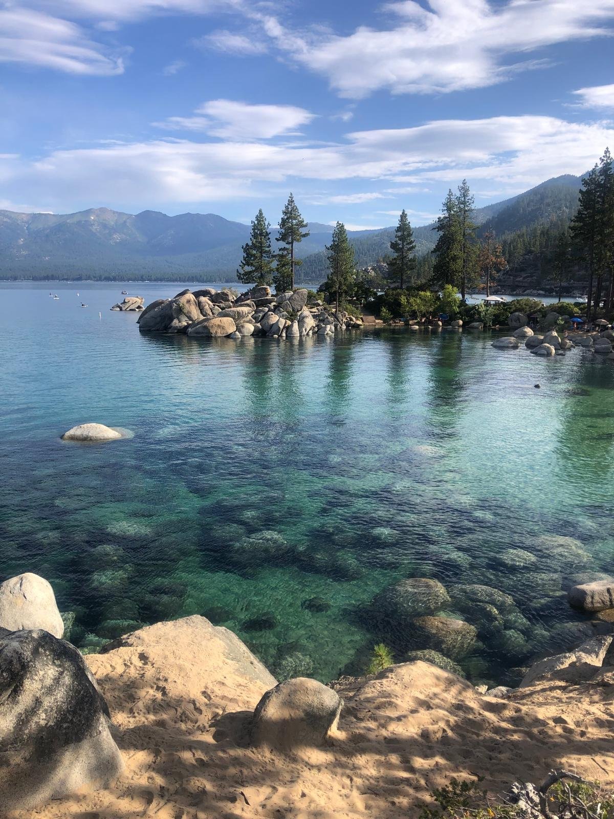 Lake Tahoe, Sand Harbor — photo by Brenda Boston